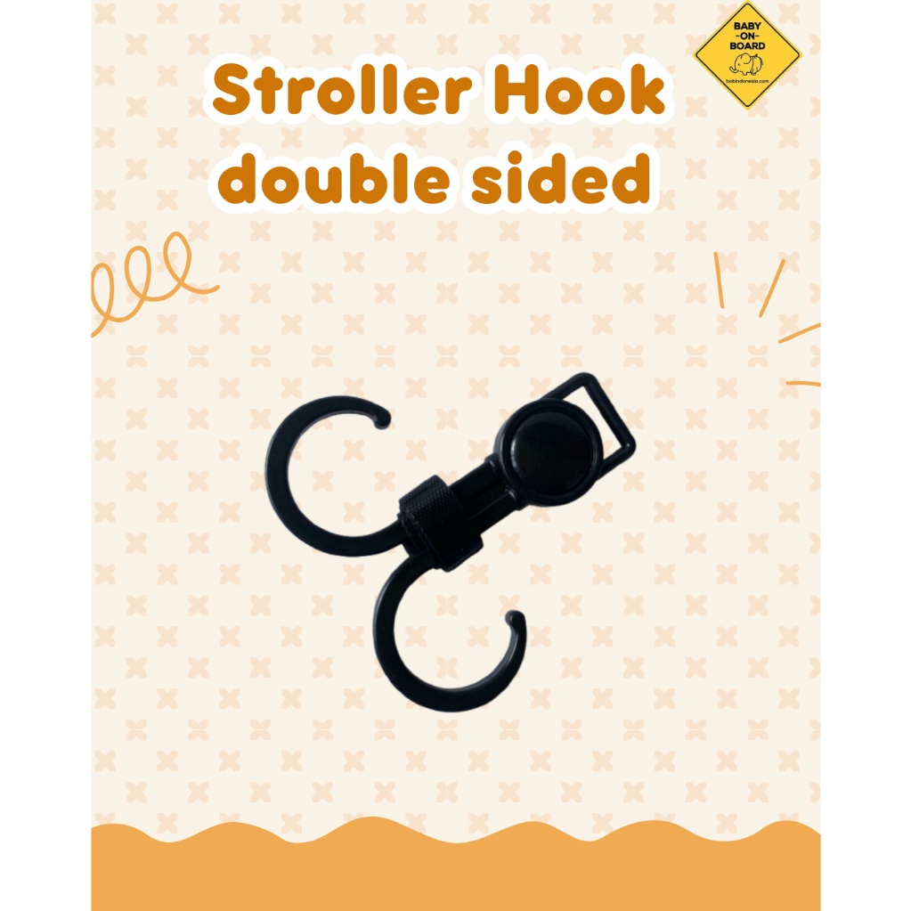 Stroller Hook double sided / Gantungan Stroller
