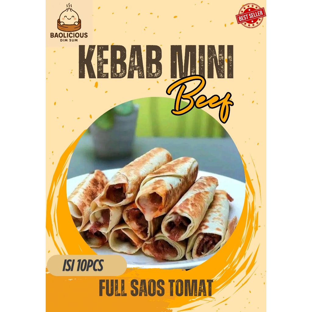 

Baolicious Kebab Mini - Full Saos Tomat Isi 10pcs
