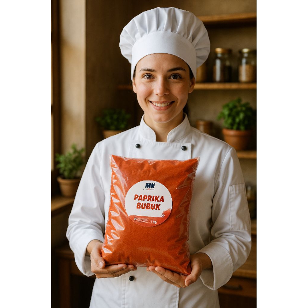 

Paprika Bubuk Murni 1 kg / Pure Red Bell Pepper Powder / Capsicum Anum 1000 gram / Aneka Bumbu Re...