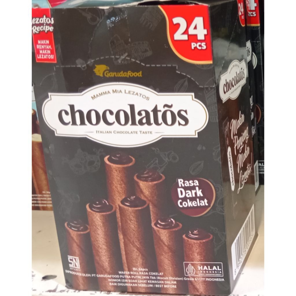 

Chocolatos Wafer Roll isi 24 box