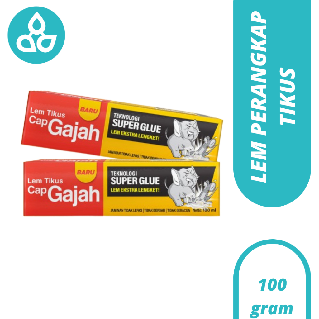 Lem Tikus Cap Gajah Tube 100 Ml - Lem Tikus Gajah - Lem Tikus Godrej - Lem Tikus Ampuh - Lem Cap Gaj