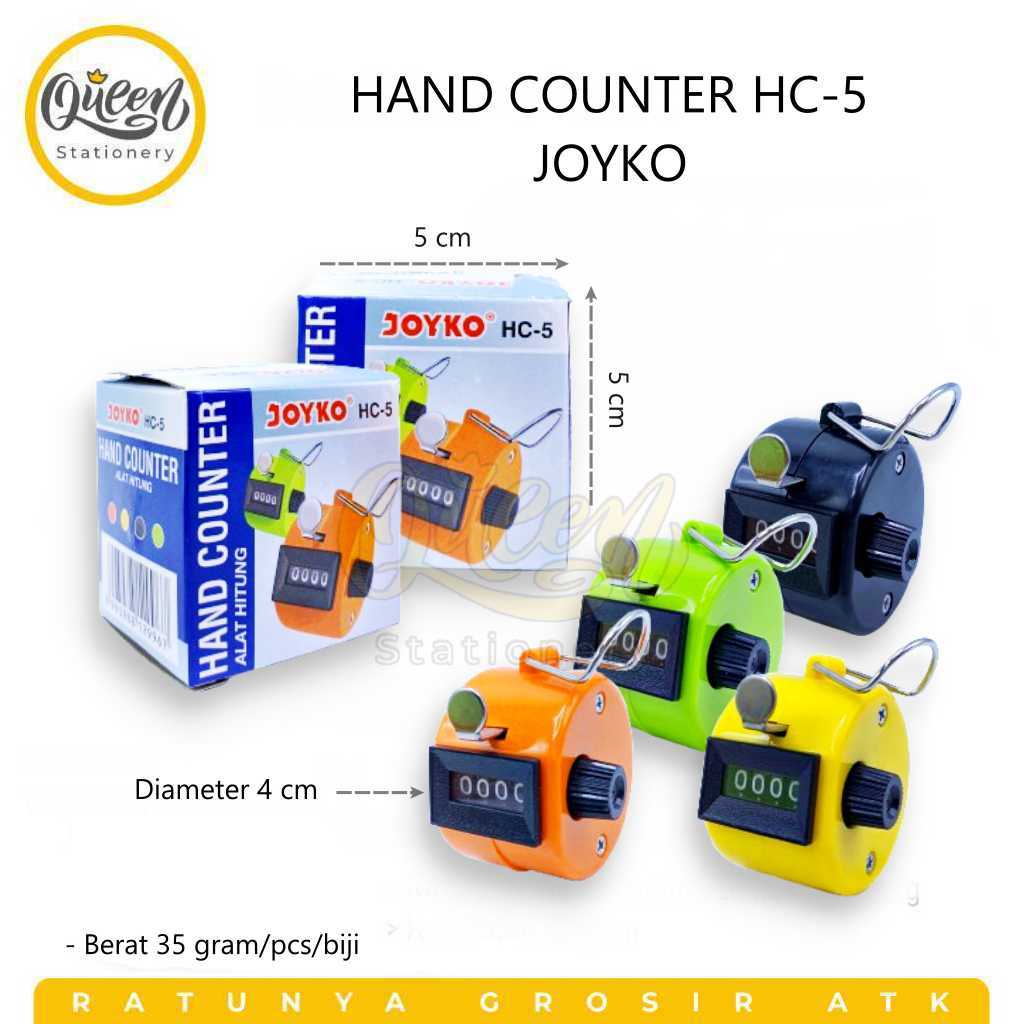 

1 PCS HAND COUNTER HC-5 JOYKO ALAT HITUNG / ALAT TASBIH DIGITAL