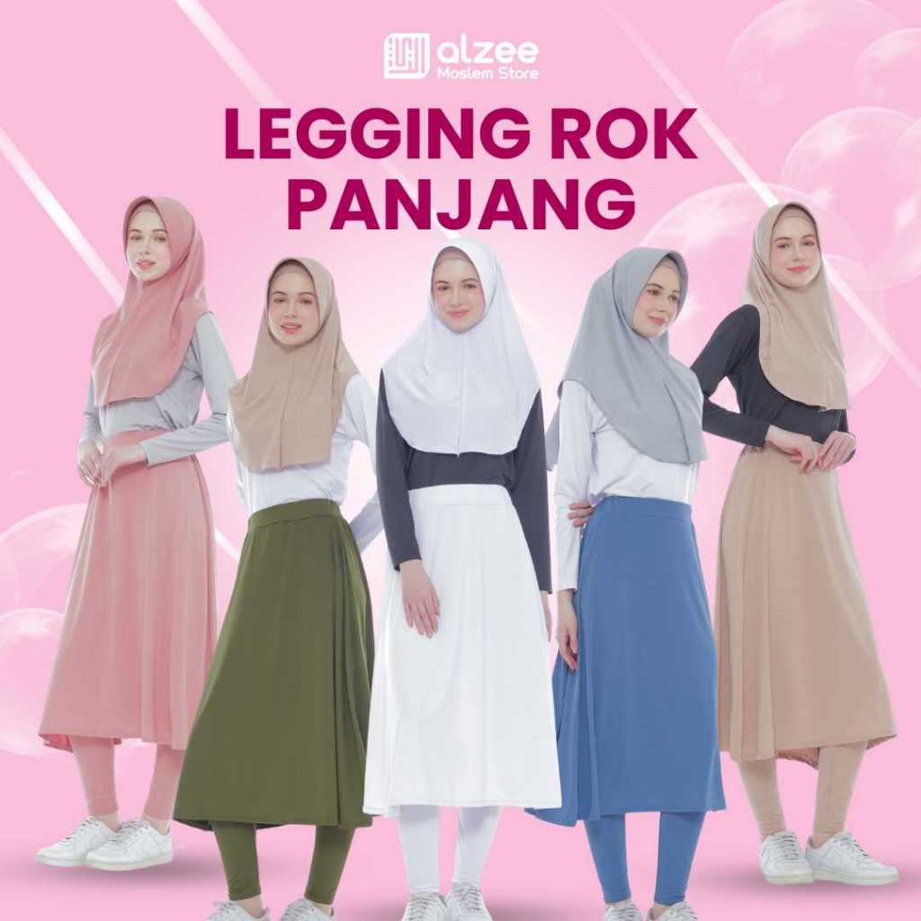Legging Rok Panjang Olahraga Wanita