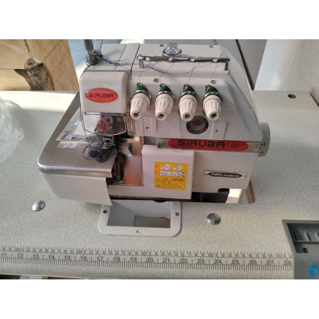 MESIN OBRAS JARUM 2 BENANG 4 SERVO