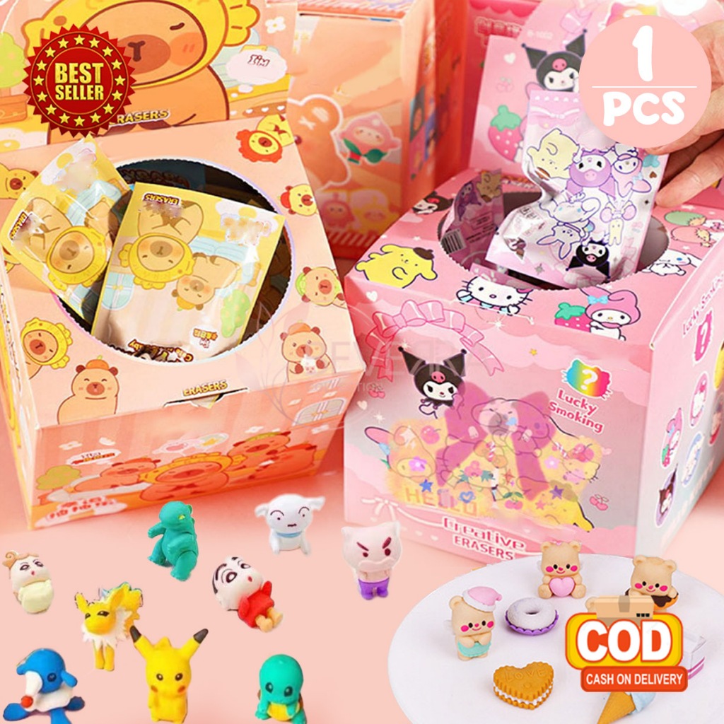 

Penghapus Misteri Blind Box Capyybara Karakter Kartun Lucu Alat Tulis Sekolah ATKBI