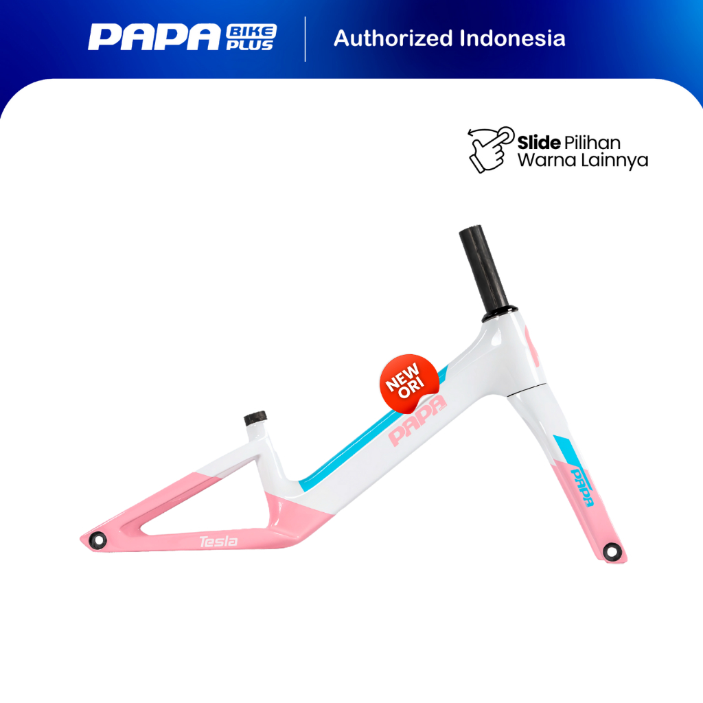 PAPA BIKE TESLA PUSHBIKE CARBON FRAME ORIGINAL BERGARANSI