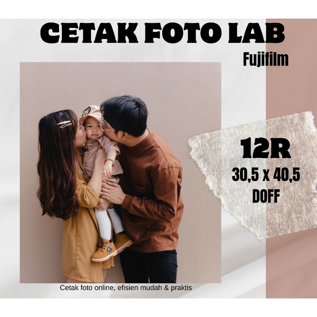 Cetak foto online 12R doff Fujifilm anti air anti luntur