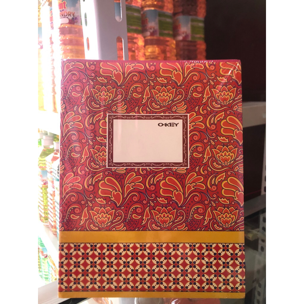 

Buku Tulis Okey batik 58 lembar per pack (10pcs)
