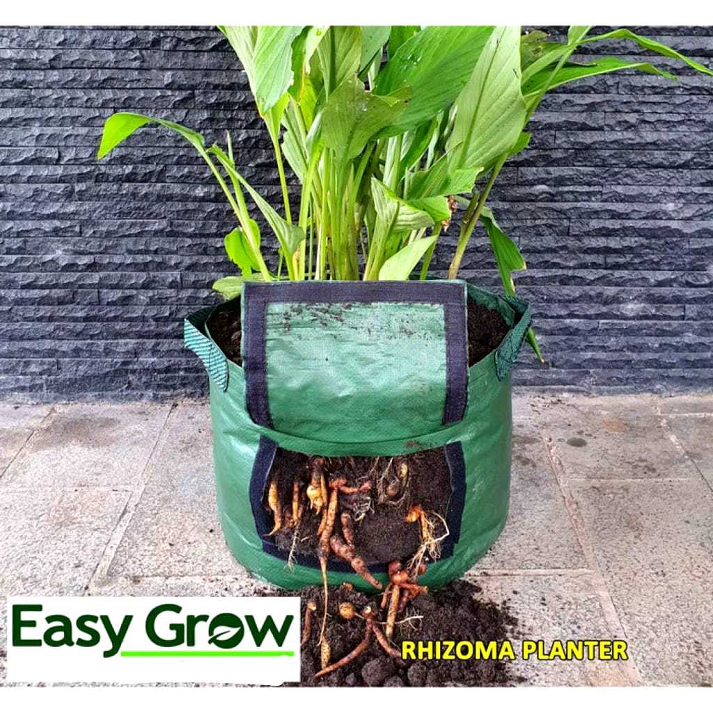 EG/var - Rhizoma Bag size S & L Merk Easy Grow - Pot/Planter Jahe dan Rimpang
