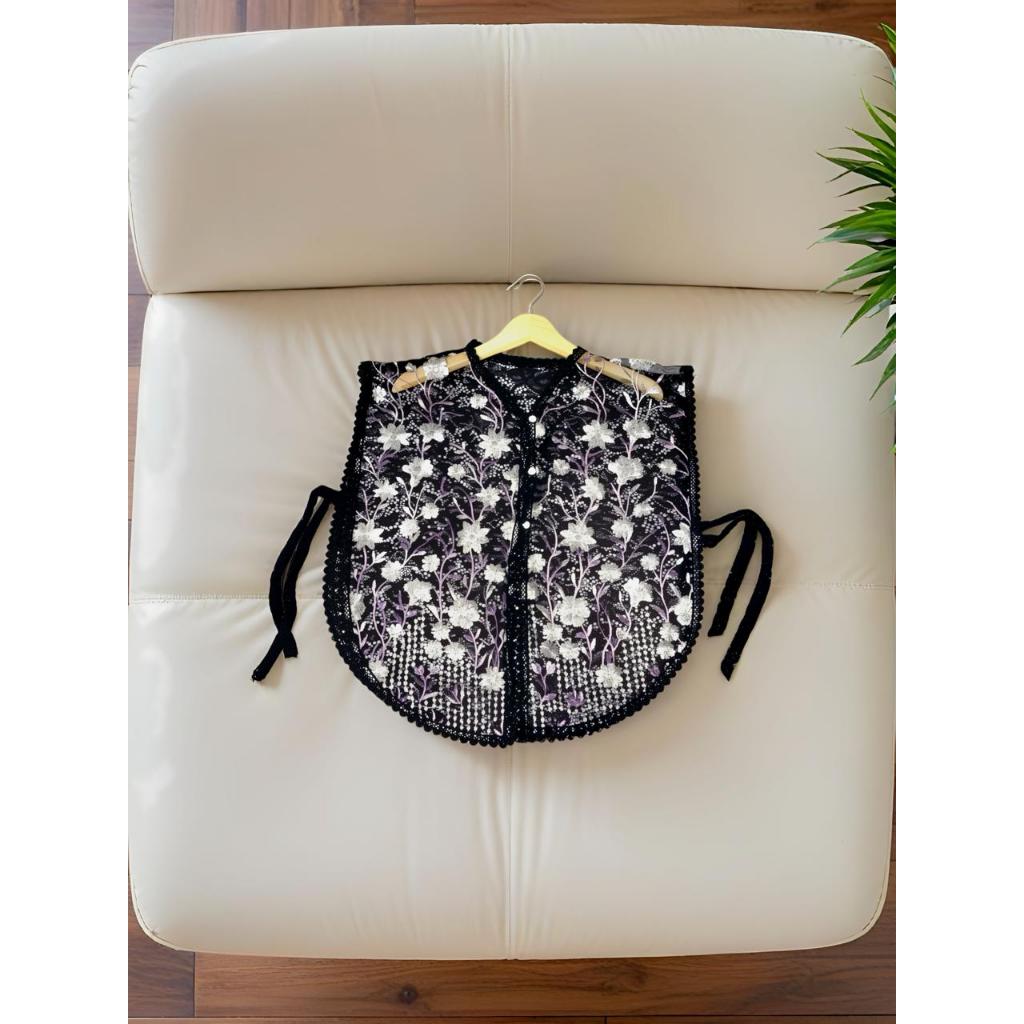 outer vest brokat garden / vest brokat premium