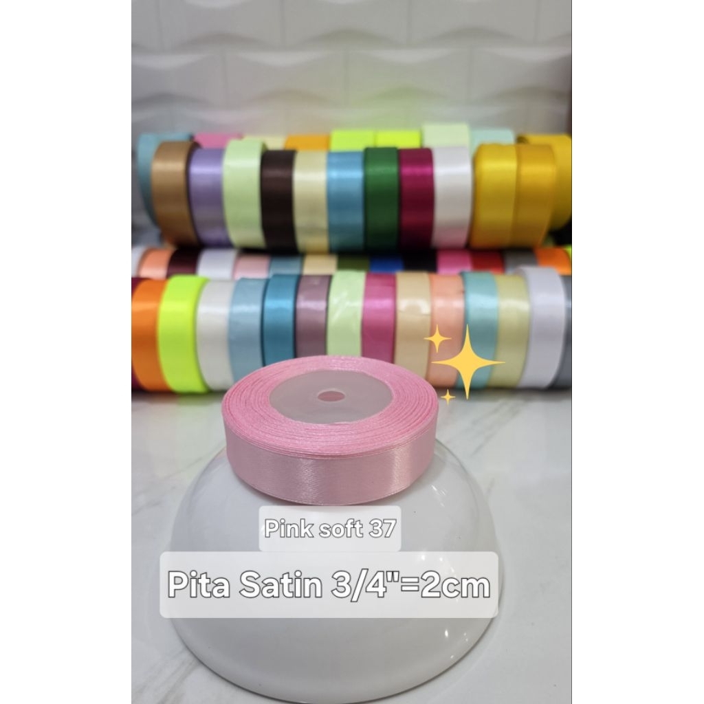 

PITA SATIN 3/4" UK 2cm Pita KADO HAMPERS DIY ART N CRAFT