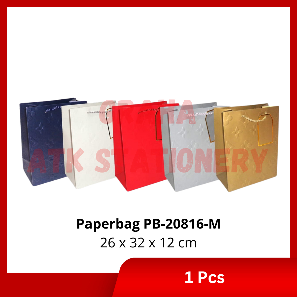 

[1 Pcs] Paperbag Hadiah PB-20816-M Premium / Tas Kertas / Tas Kado Hadiah PB-20816-M Premium