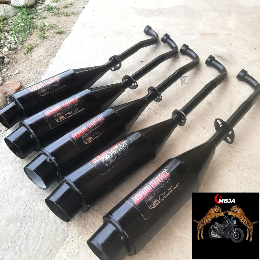 KNALPOT BEBEK MOTOR,SUPRA X,SUPRA,SMASH,JUPITER,SHOGON,VEGA,KHARISMA,FULL SET TIGGAL PASANG GAS...