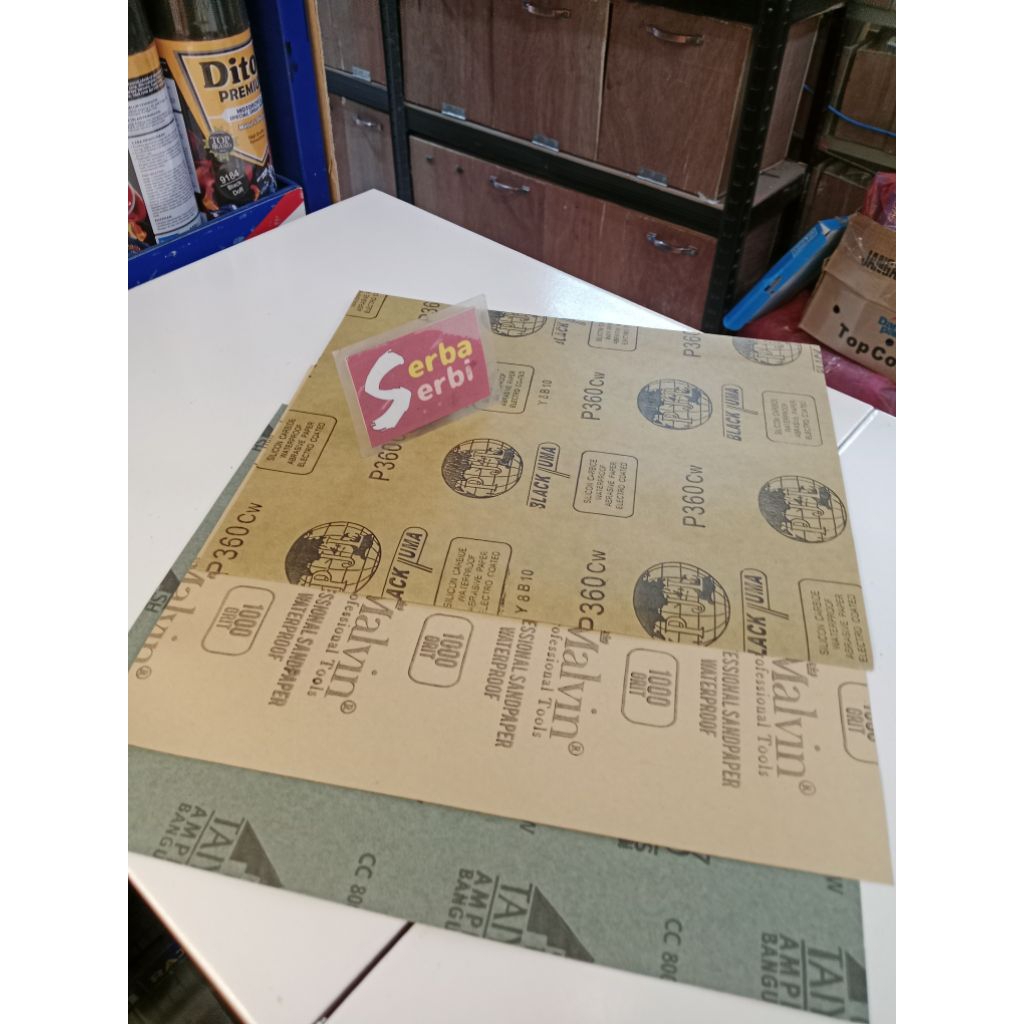 */LEMBAR KERTAS AMPLAS*Gosokan abrasive paper