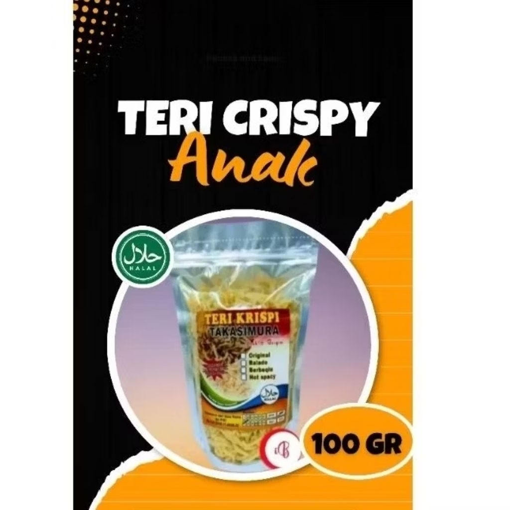 

Teri anak ikan crispy kemasan 100gr