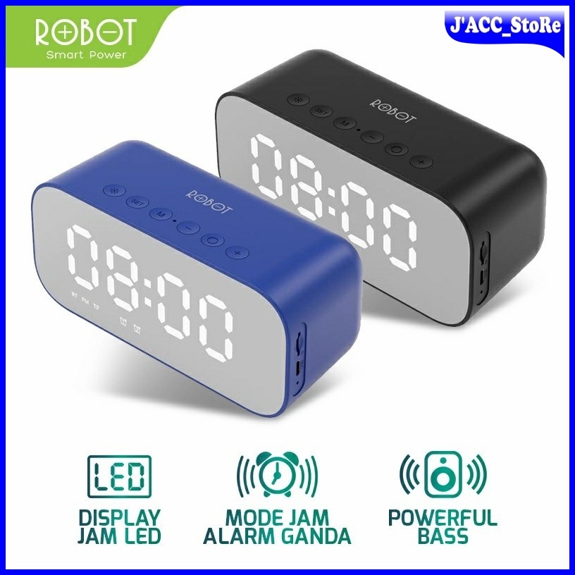 Speaker Robot RB560 Speaker+Jam Alarm LED Display Alarm Ganda 6 Jam Playtime RB560 Original ROBOT