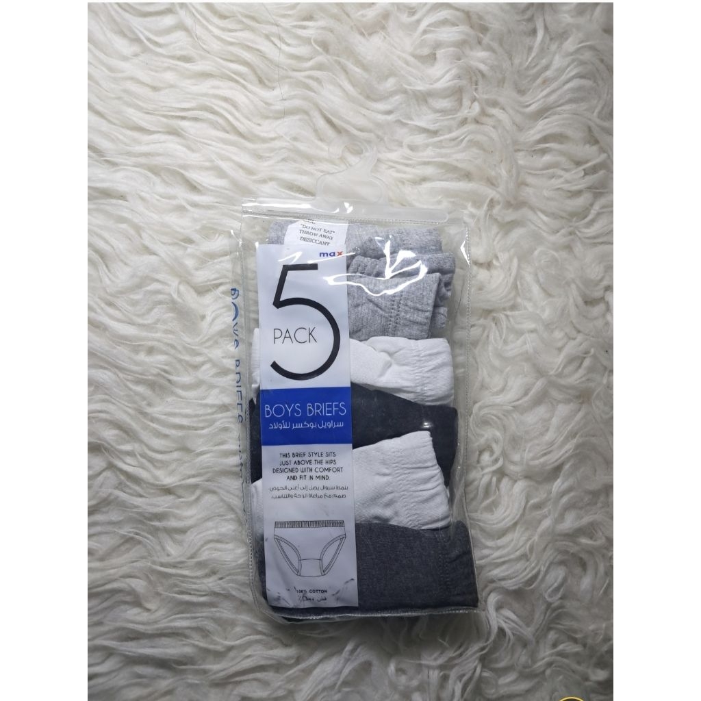 Sale Pack Celana Dalam Anak laki laki Max Fashion Isi 5 Size 2-3 Tahun 3-4 Tahun