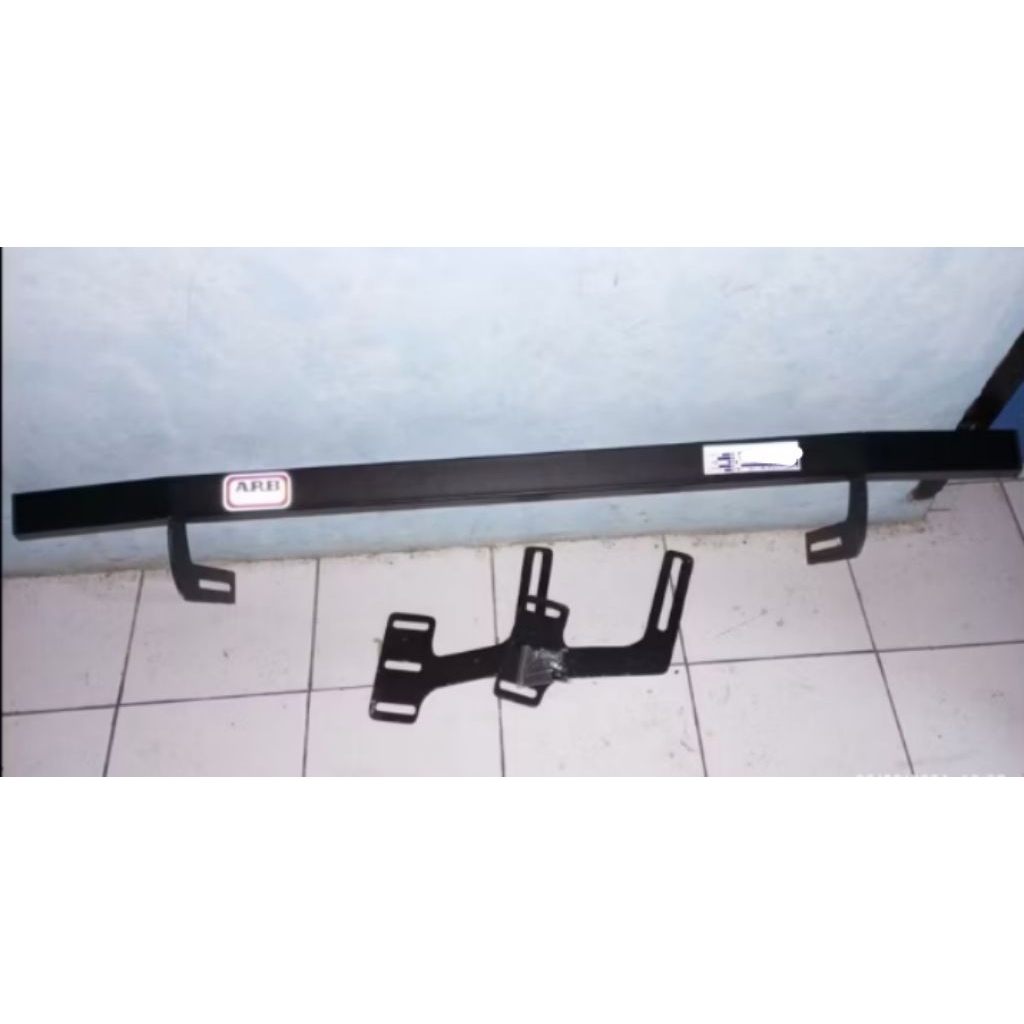 Towing bar besi pengaman belakang Mobil Pajero Towing bar tanpa ball pengaman belakang Mobil Pajero