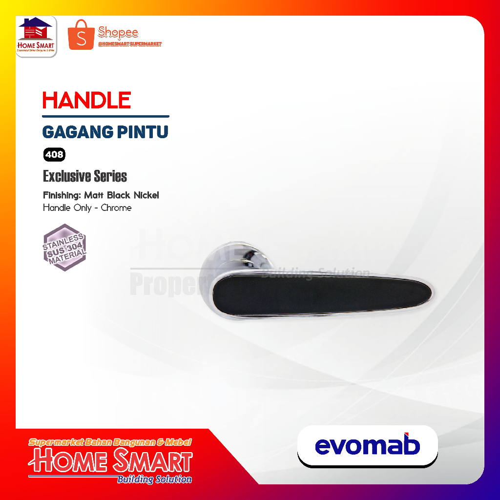 HANDLE EVOMAB A-408 MBNCP / HANDEL PINTU