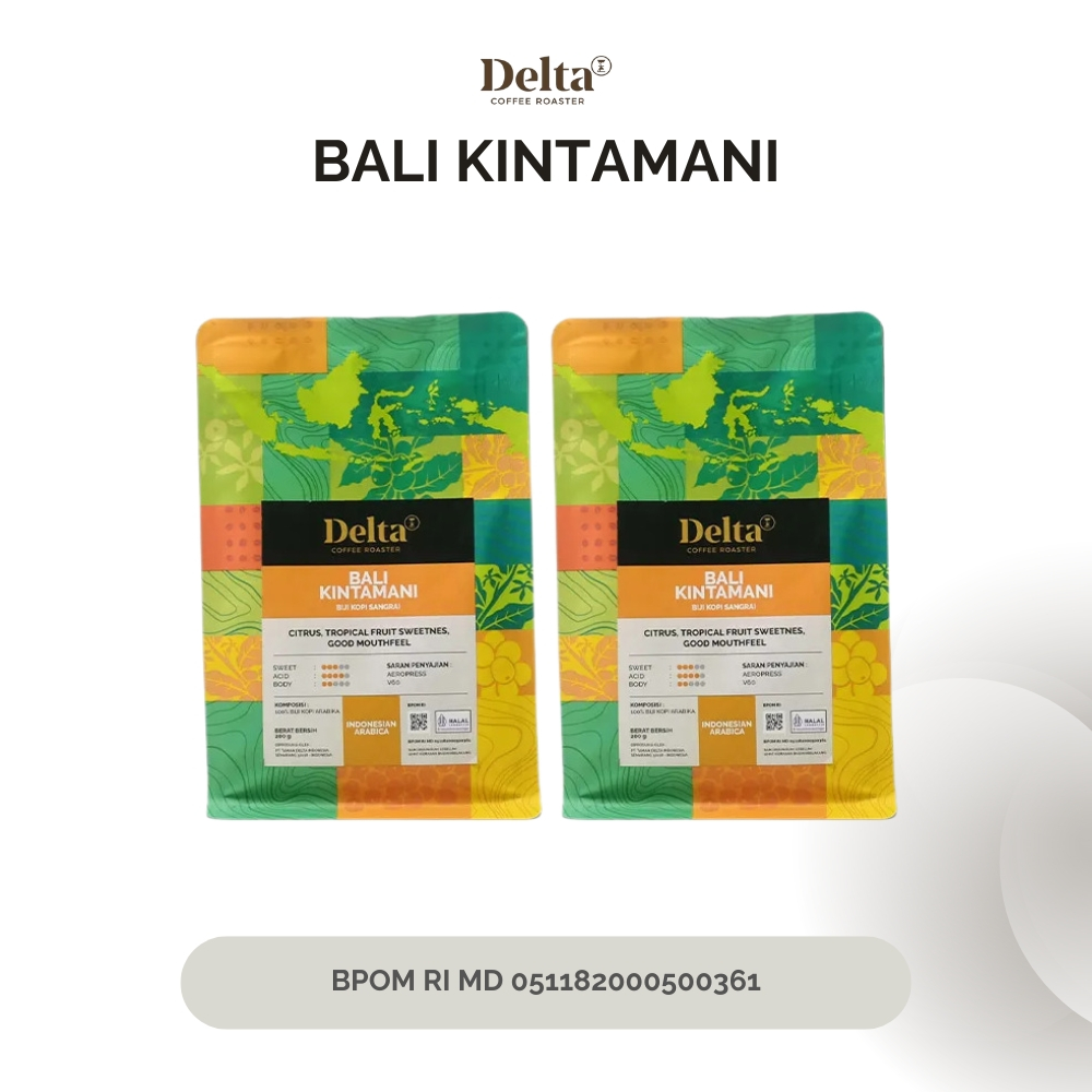 

DELTA COFFEE ROASTER - Kopi Arabica Bali Kintamani - 2x200gr