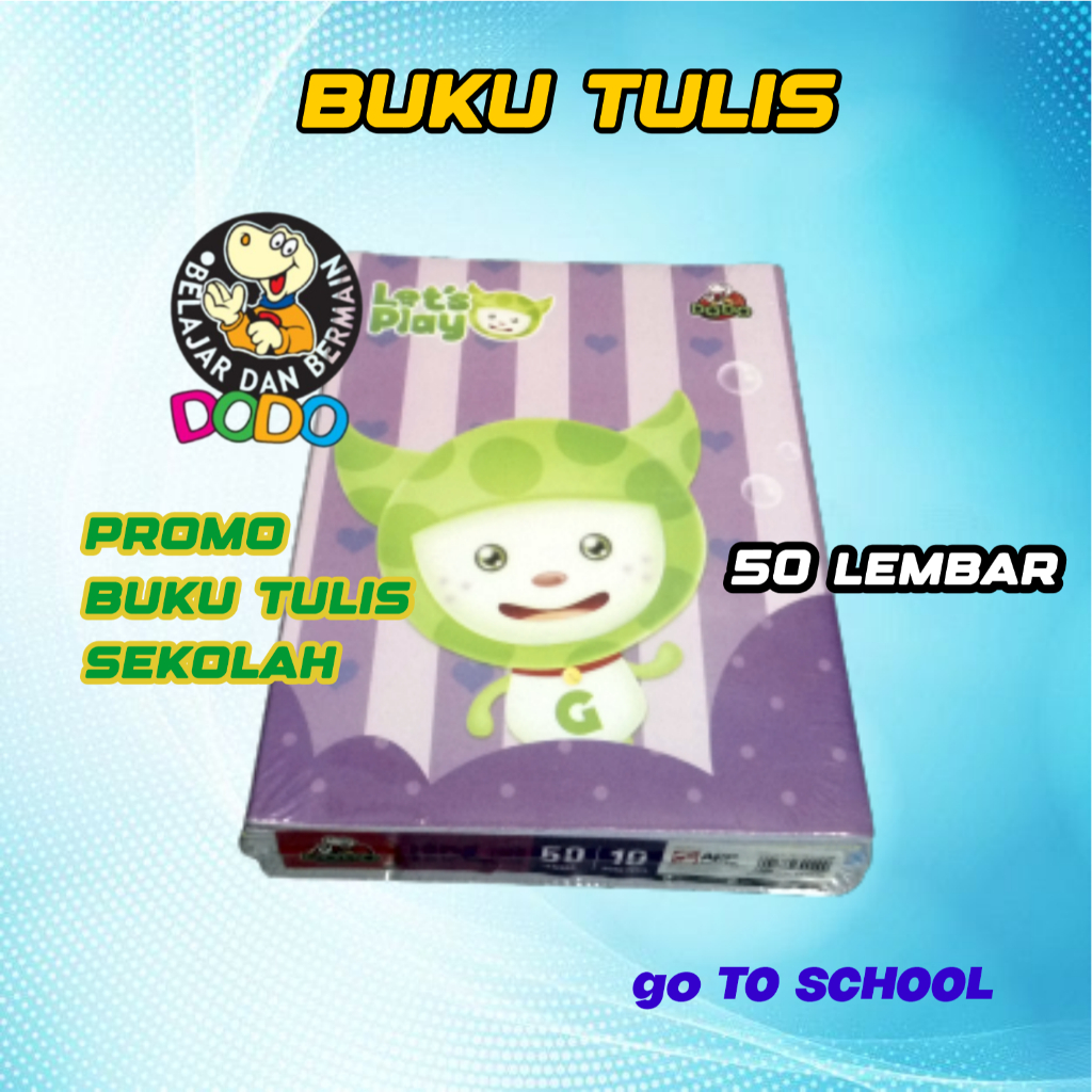 

Buku Tulis Dodo 50 lembar