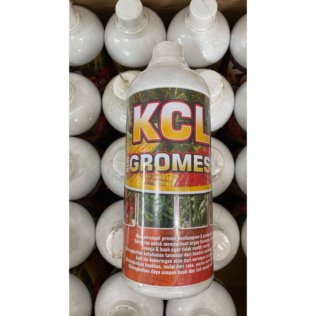 NEW KCL GROMESS PLUS BORON - Pupuk Kalium Cair Pembesar Buah (1 Liter)