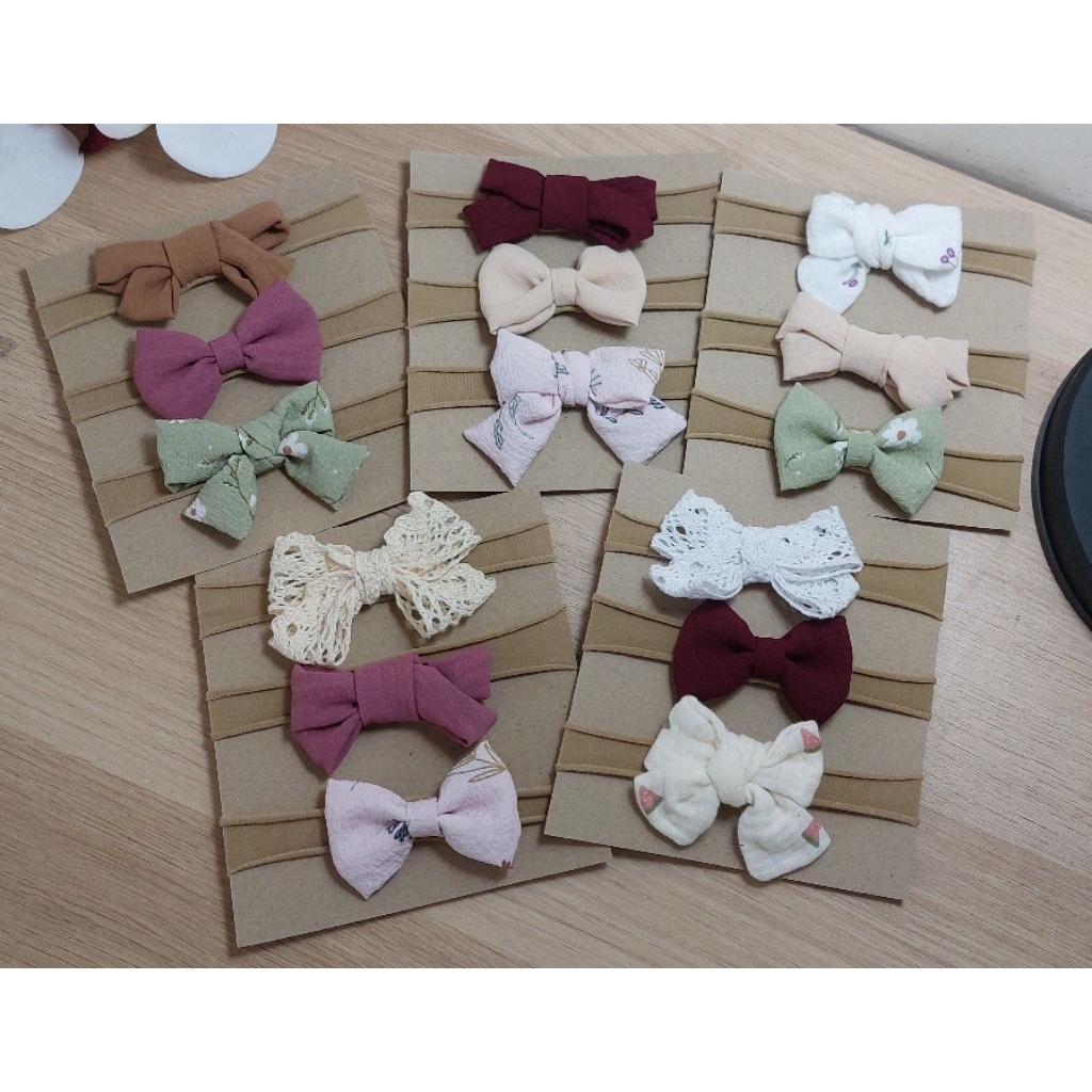 1 set 3pcs bandana bayi bando bayi pita