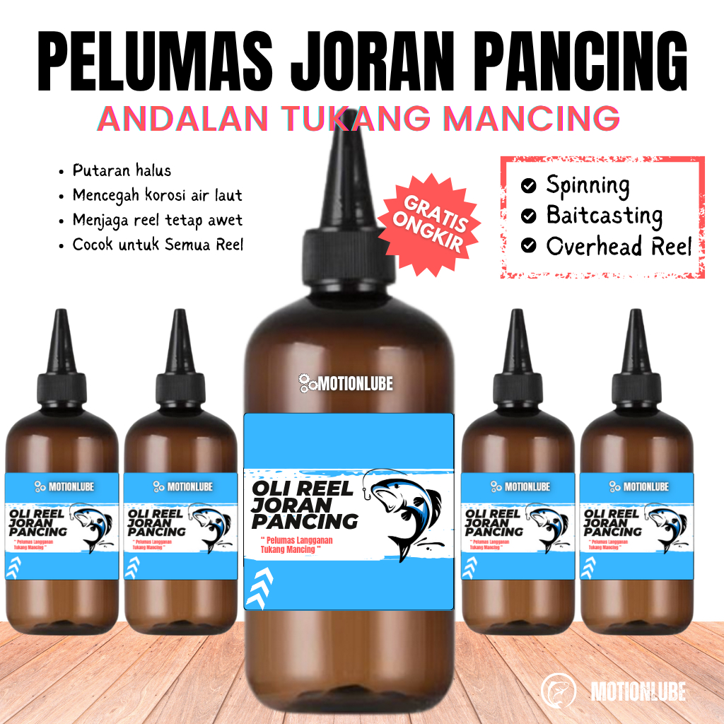 PELUMAS REEL JORAN PANCING | OLI REEL JORAN PANCINGAN | LUBRICANT JORAN