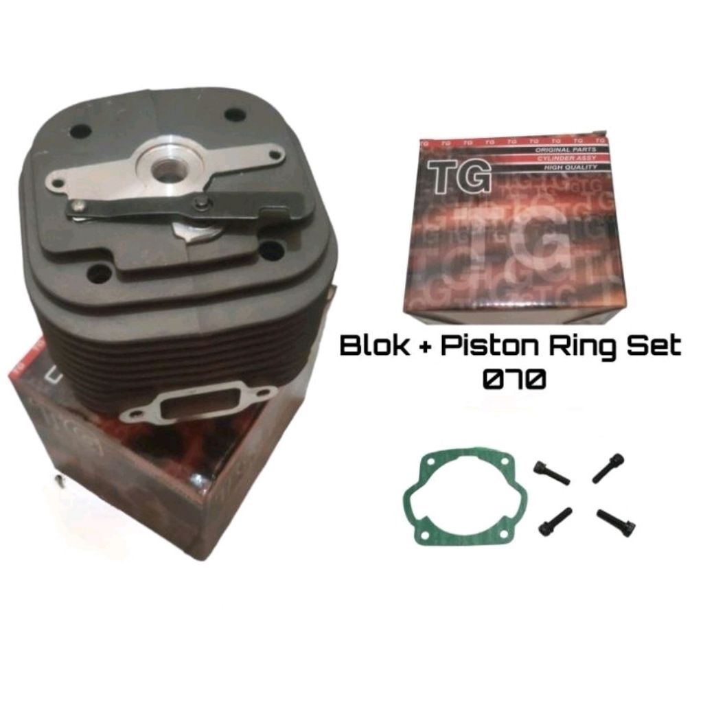 Cylinder Blok Chainsaw 070 Blok TG ORI Quality