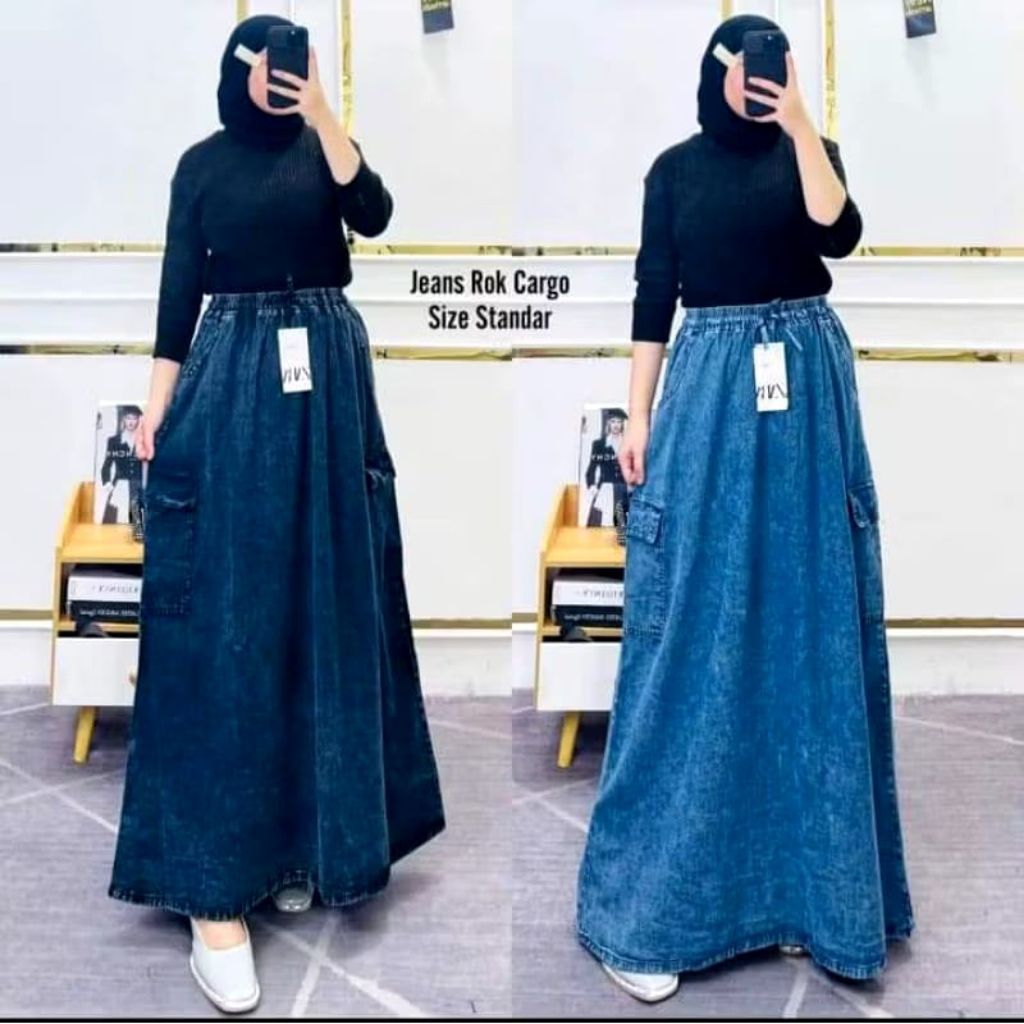 ROK CARGO JENS WANITA-ROK CARGO JENS WASH PREMIUM