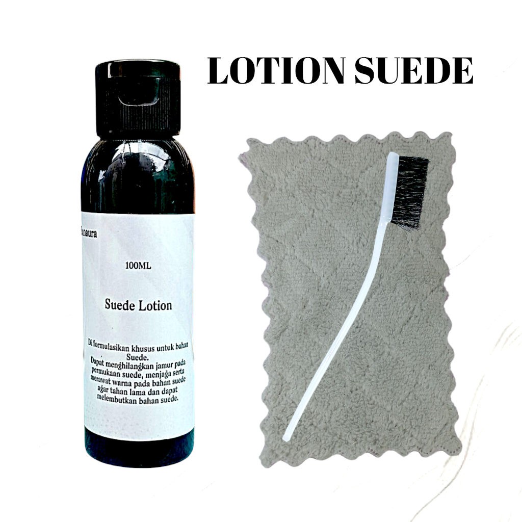 lotion suede / Lotion sepatu suede / pelembab sepatu suede / pelembut suede / Lotion tas suede