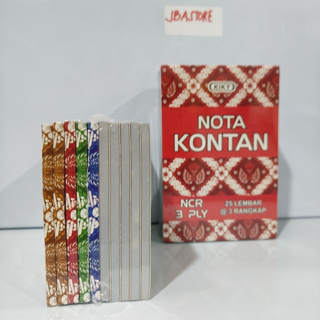 

1 Pak Nota Kontan 3 Ply 3 Rangkap isi 10 Buku