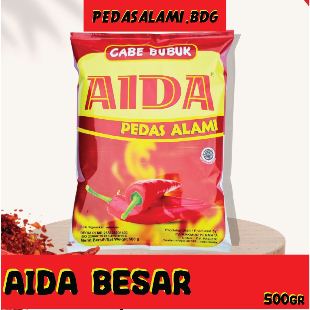 

Cabe Giling Bubuk AIDA 500 Gram Pedas Alami !! Termurah Bandung
