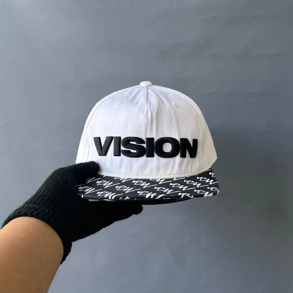 Topi Snapback Unisex Pria Wanita VISION STREET WEAR Two Tone