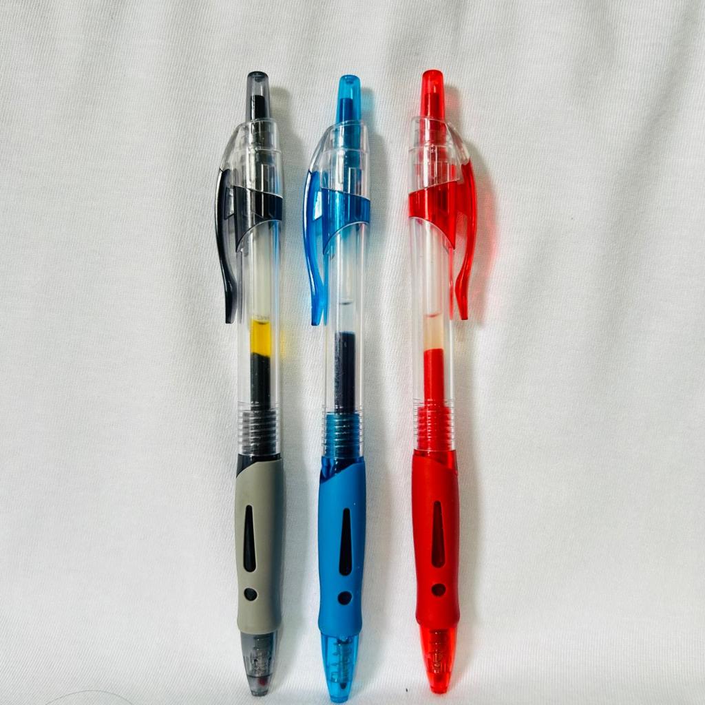 

Pulpen Cetekan Pena Gel 0.5mm Pena Pencet Tinta Cair Bolpoint Polos Murah Alat Tulis Kantor Sekolah