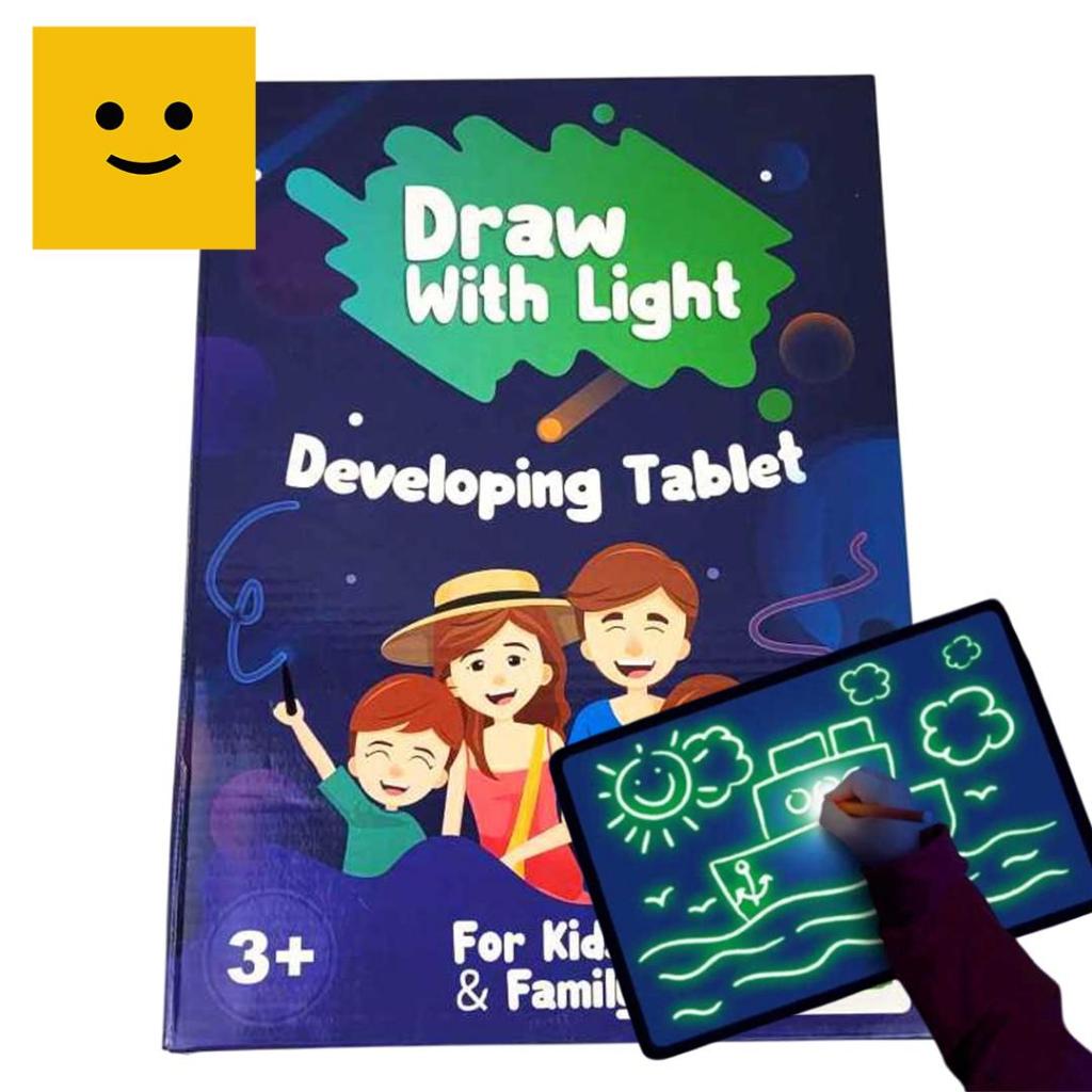 

TOBBIES Mainan Edukasi Menggambar Ajaib Magic Luminous A4 untuk Kreativitas Anak Glow in the Dark