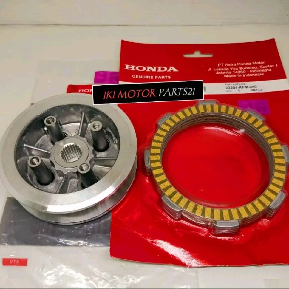 RUMAH KOPLING+PLAT KOPLING HONDA MEGAPRO NEW MONOSHOCK VERZA CRF 150L