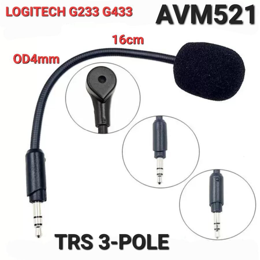 AVPRO AVM521 Mini 3.5mm TRS Flexible Microphone f G233 G433 16cm OD4mm