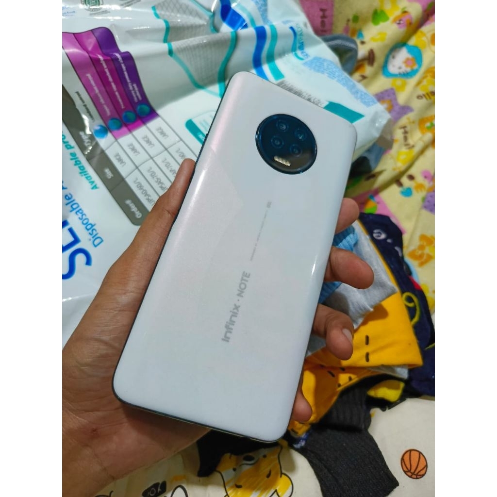 Infinix Note 7 pro Second 6/128 minus layar