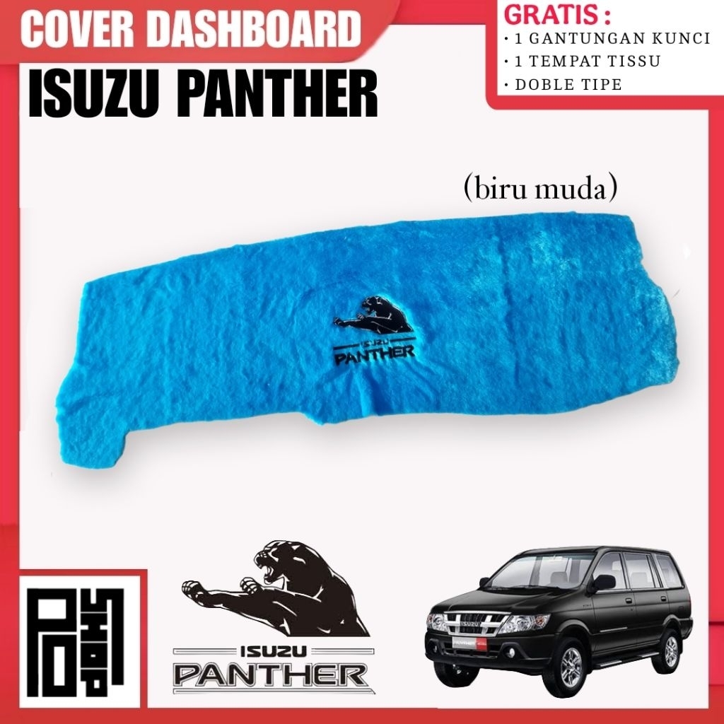 Variasi cover dashboard bulu mobil Isuzu panther kapsul, LS,LV touring || variasi dashboard mobil pa