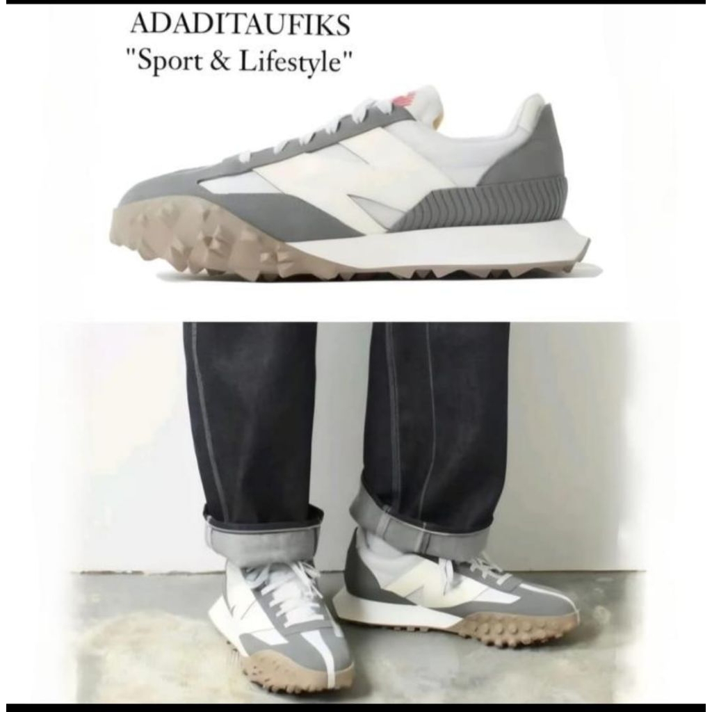 Sepatu Sneakers UXC72QK Grey White