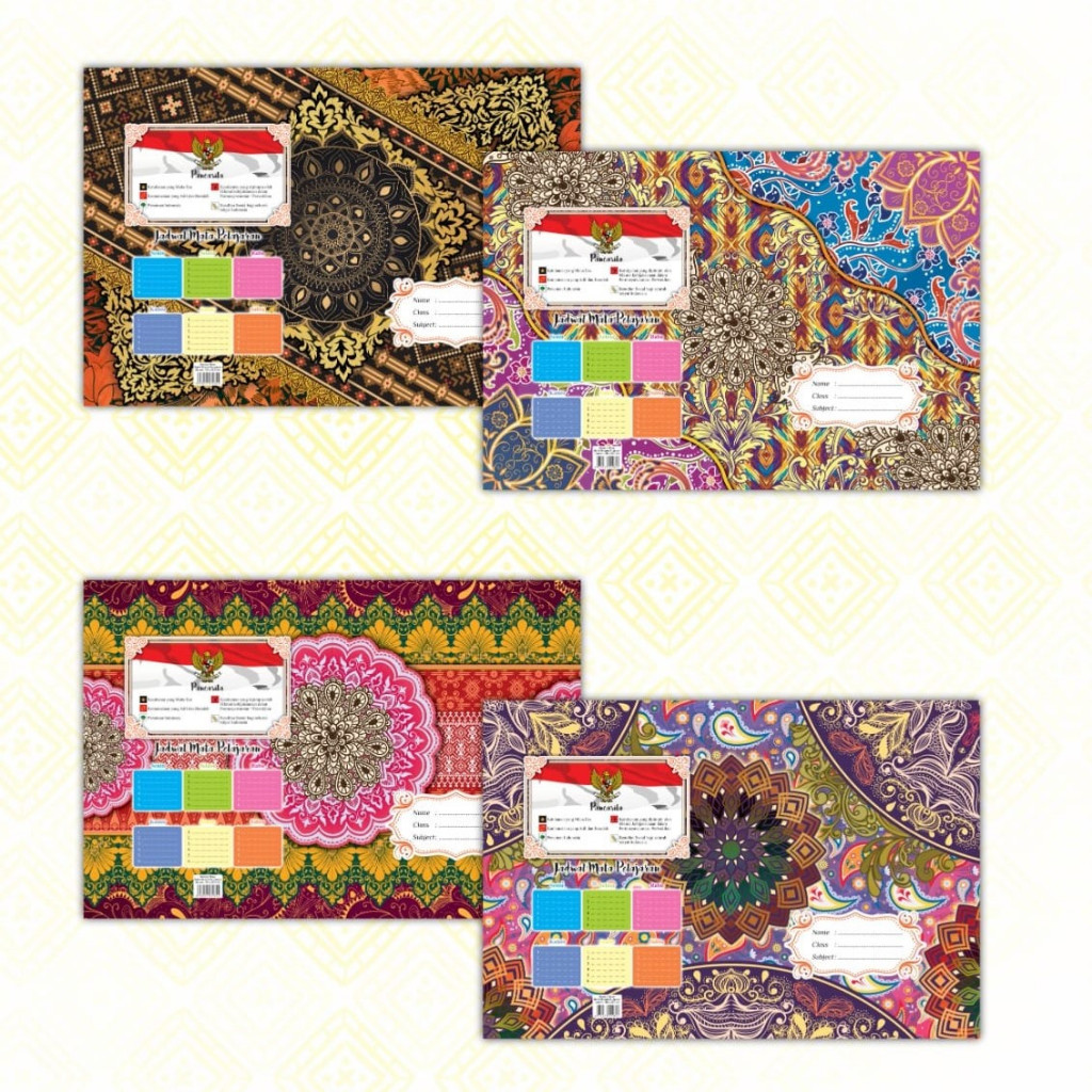 

Sampul Buku Motif Batik Boxy Big Boss Quarto isi 20 lembar Tebal 80 Gsm