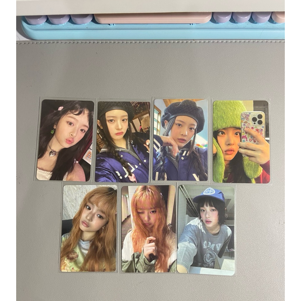 Photocard Newjeans Official bunnies camp get up supernatural how sweet omg hanni haerin minji daniel