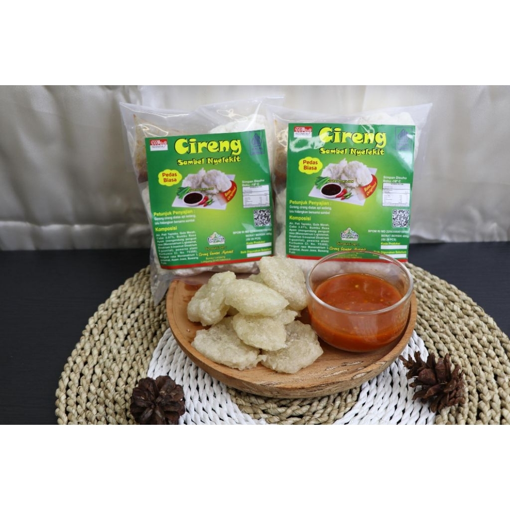 

CirengSambelNyelekit paket 2pcs/CSN/Cireng paket Sambel Biasa/Cireng/Cireng Viral