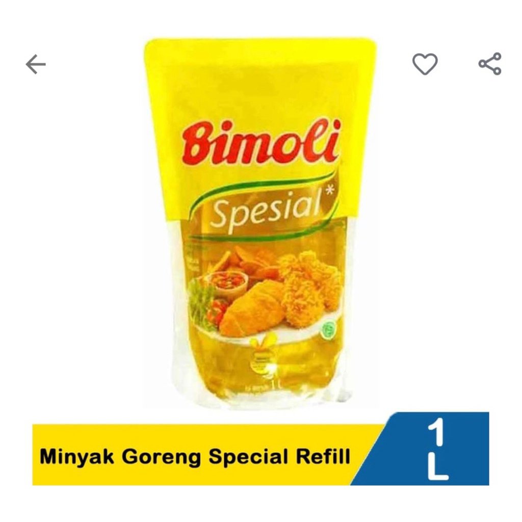 

promo minyak goreng Bimoli spesial 1 Liter