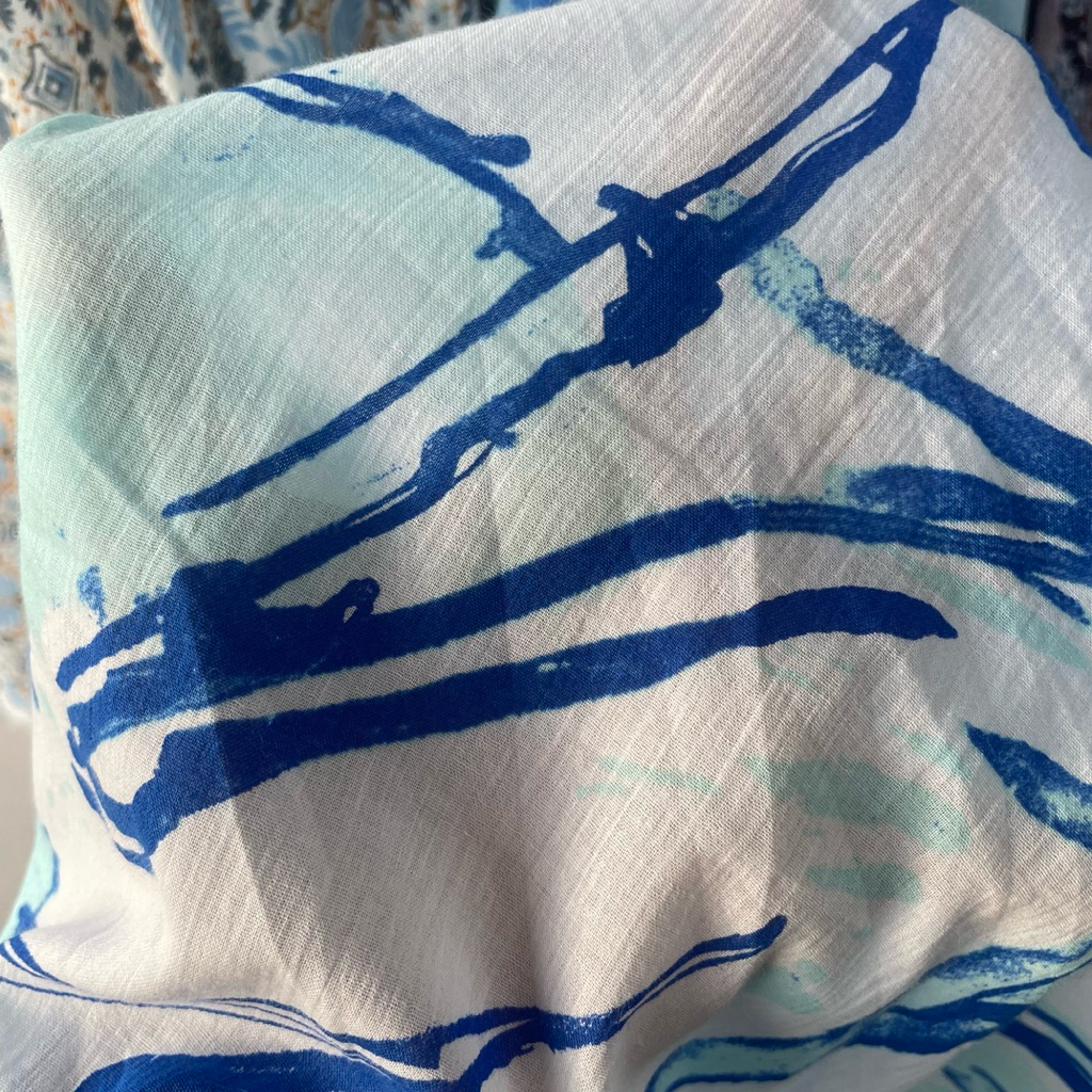 kain katun crinkle - kain katun paris voal crinkle - kain katun motif bunga premium - kain katun sty