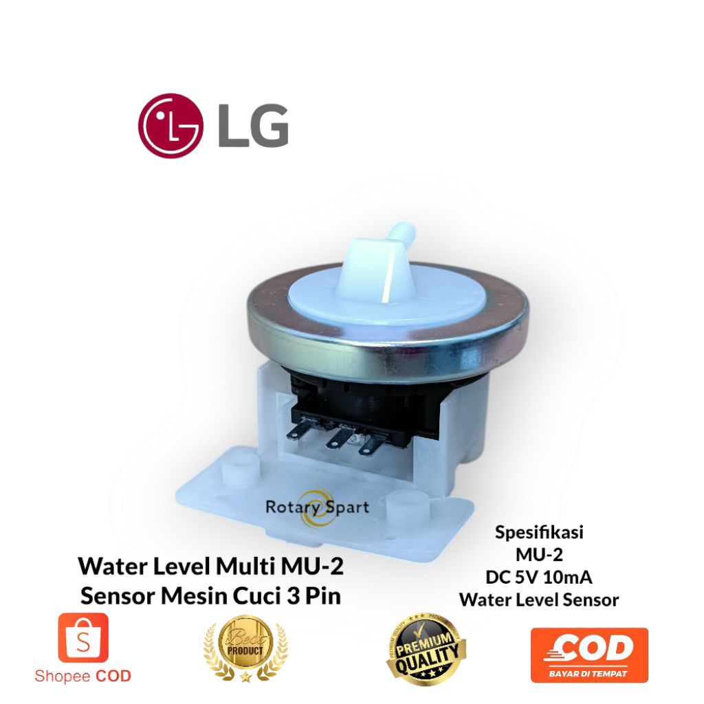 Water Level Sensor MU-2 Mesin cuci LG/sensor mesin Cuci