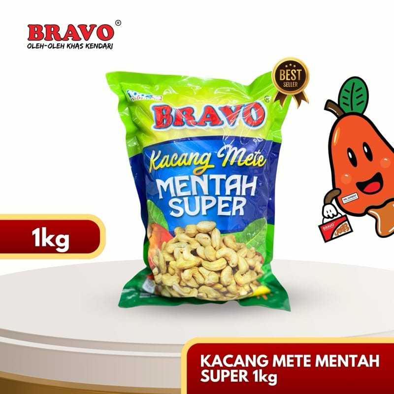 

KACANG METE/MEDE/MENTE MENTAH SUPER SULAWESI 1KG / KACANG METE MENTE