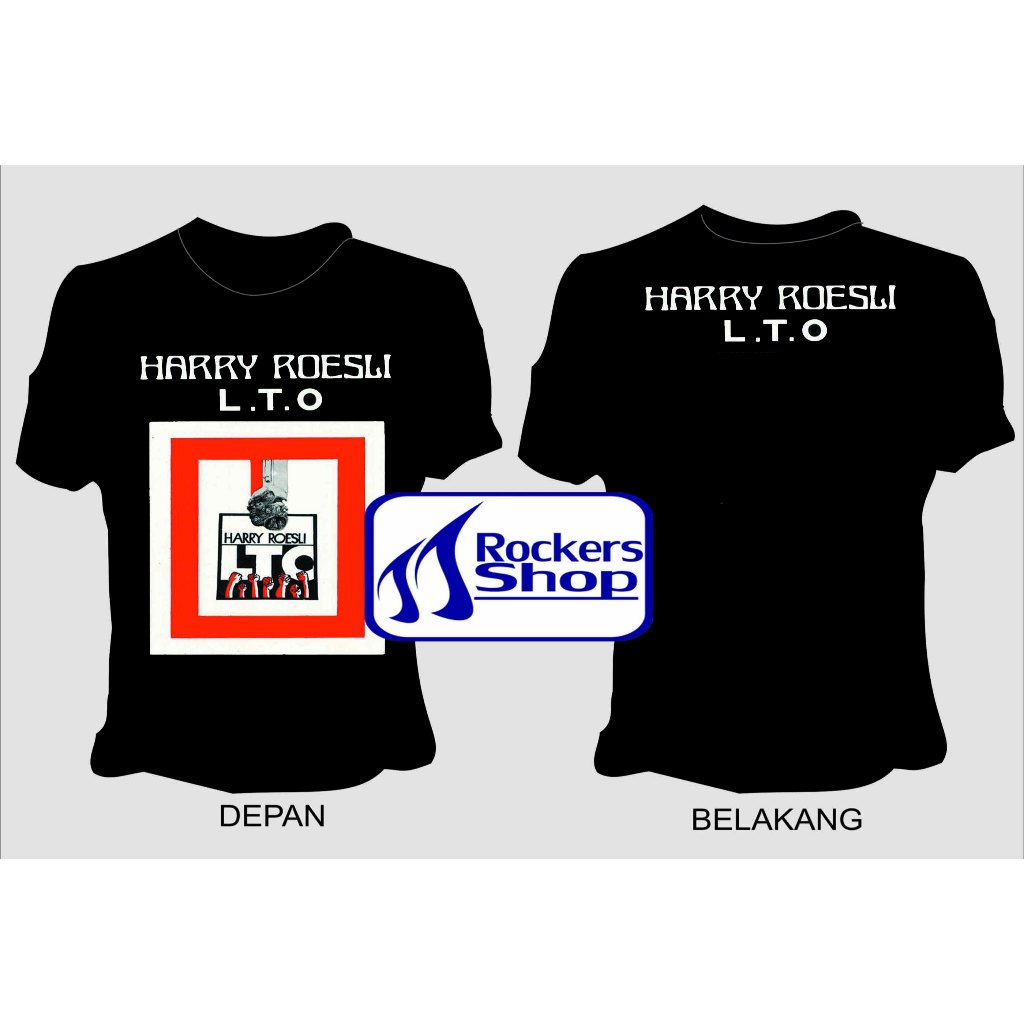 KAOS HARRY ROESLI ALBUM L.T.O VOLUME 2 LTO PENYANYI ROCK LAWAS LEGENDA