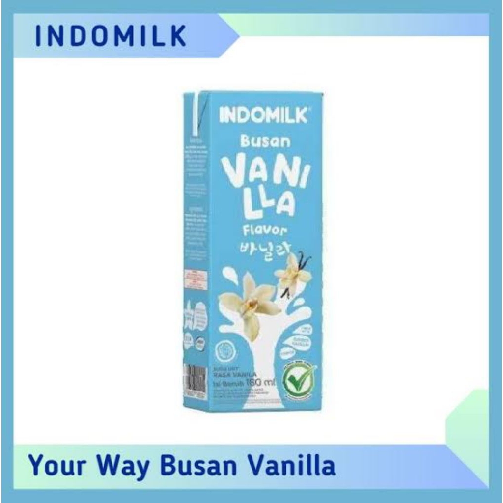 

INDOMILK SEOUL UHT RASA VANILLA 180ML